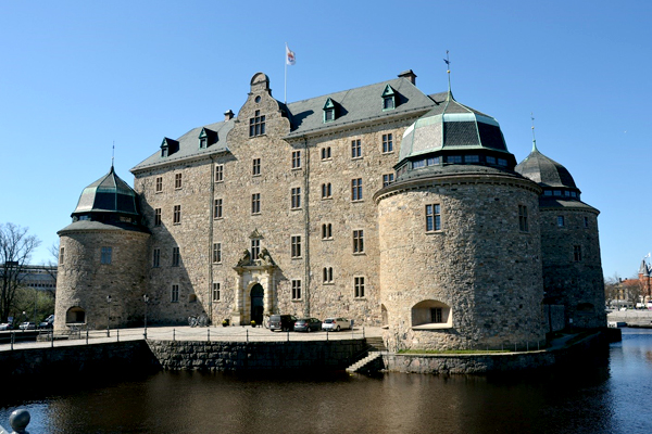 исторический замок в Швеции